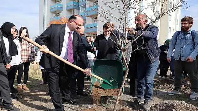 Atatürk Üniversitesinden millî ağaçlandırma gününe destek