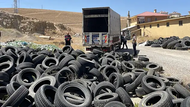 Atık lastikler geri dönüşüme kazandırılıyor