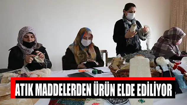 Atık maddelerden ürün elde ediliyor