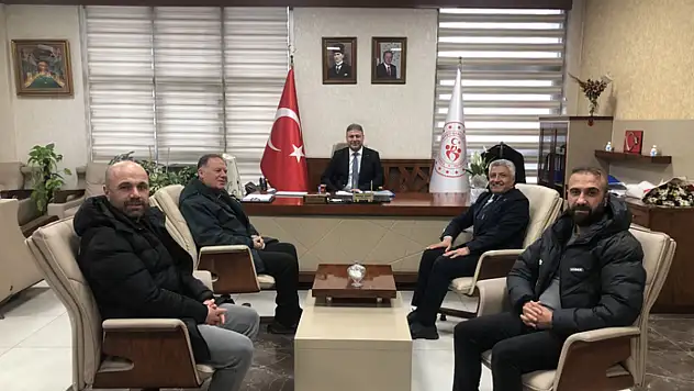 Atletizm camiasından İl Müdürü Tosun'a hayırlı olsun ziyareti