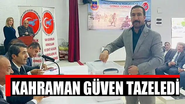 Ayhan Kahraman güven tazeledi