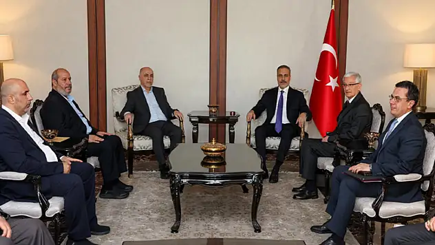 Bakan Fidan, Hamas heyeti ile bir araya geldi