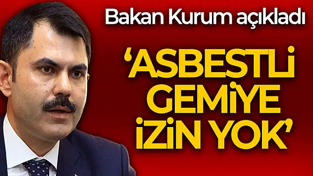 Bakan Kurum'dan NAE Sao Paulo gemisiyle ilgili açıklama