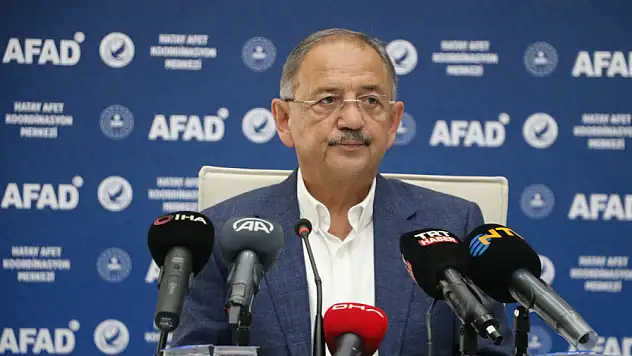 Bakan Özhadeki: 'Hatay'ı eski haline kavuşturmak bizim görevimiz'