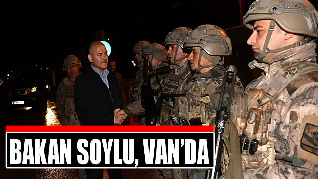 Bakan Soylu, Van'da