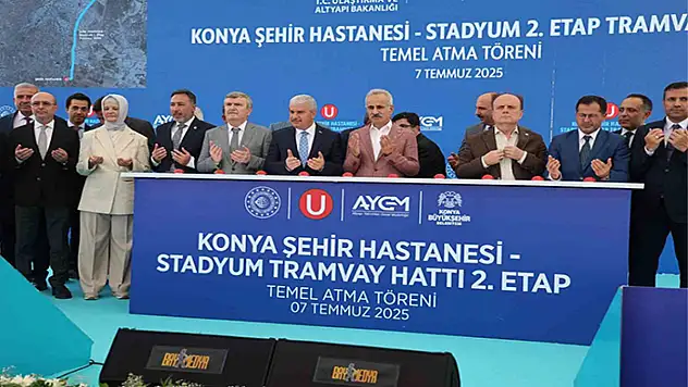 Bakan Uraloğlu, Konya'daki temel atma törenine katıldı