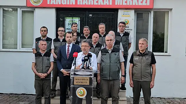 Bakan Yumaklı'dan yangın açıklaması