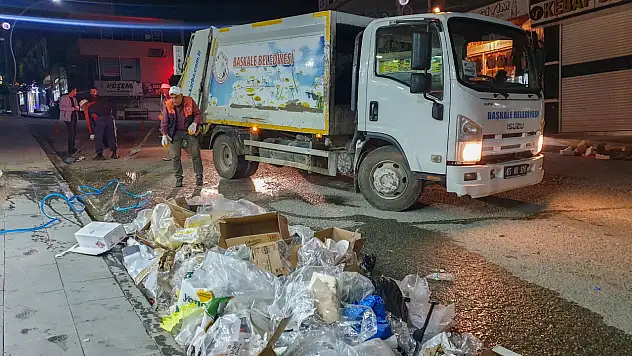 Başkale Belediyesinde bayram mesaisi