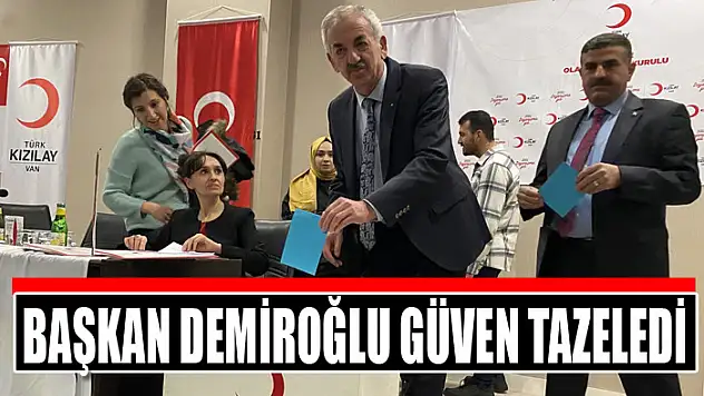 BAŞKAN DEMİROĞLU GÜVEN TAZELEDİ