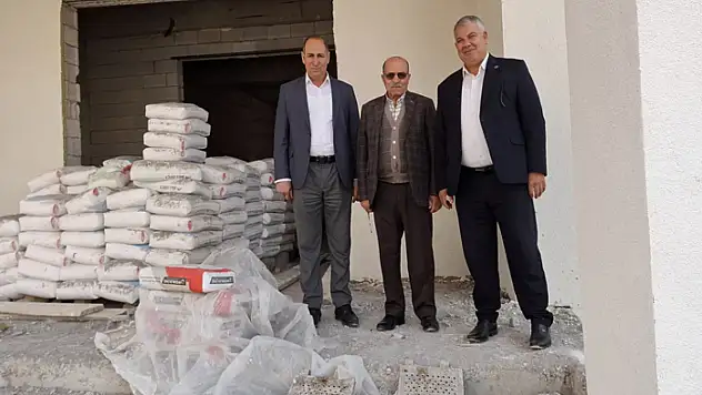 Başkan Durmaz, Kur'an kursu inşaatını inceledi