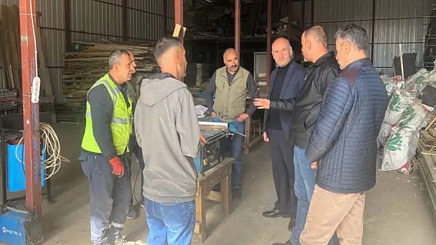 Başkan Yardımcısı Şapkacı çalışmaları inceledi
