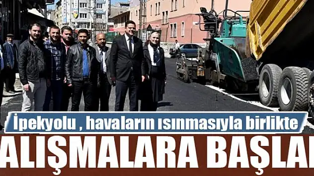 İpekyolu Belediyesi asfalt çalışmalarına başladı