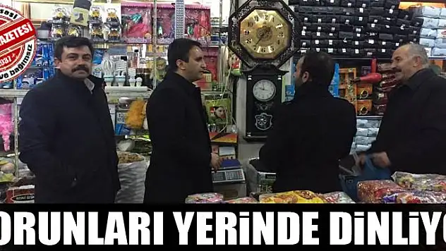 Kaymakam Dündar sorunları yerinde inceliyor