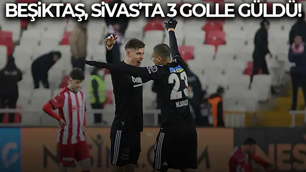 Beşiktaş, Sivas'ta 3 golle güldü!