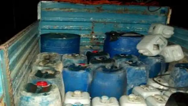 Bir Ton Kaçak Akaryakıt Ele Geçirildi