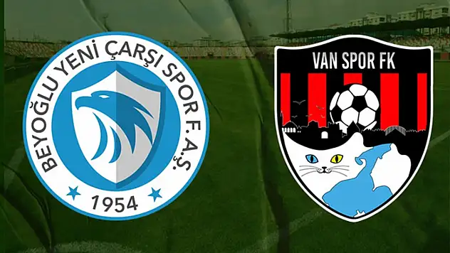 Beyoğlu Yeni Çarşıspor, Vanspor maçının hakemi belli oldu