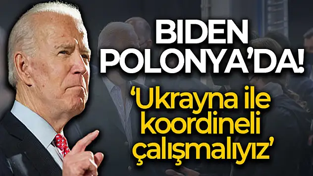 Biden: Çabalarımızı arttırmalı ve yardımlar konusunda Ukrayna ile koordineli çalışmalıyız