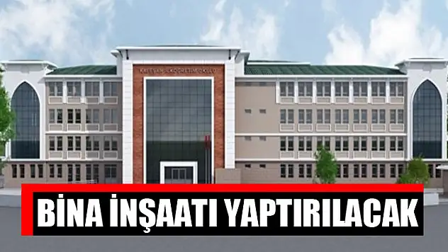 Bina inşaatı yaptırılacak
