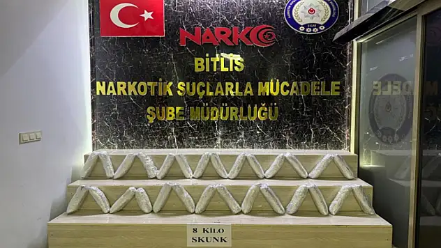 Bitlis'te narkotik operasyonu