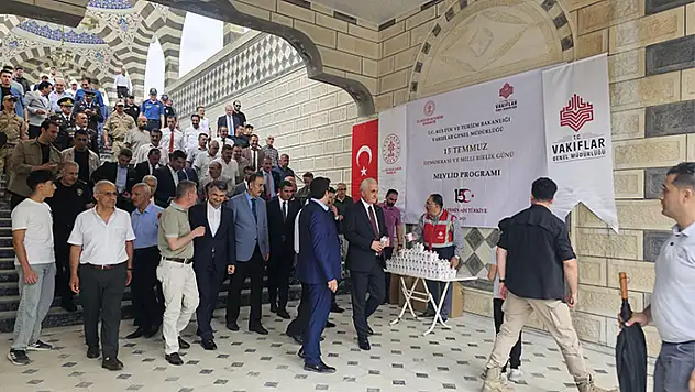 Bitlis Vakıflar Bölge Müdürlüğü, 15 Temmuz etkinliklerine katıldı
