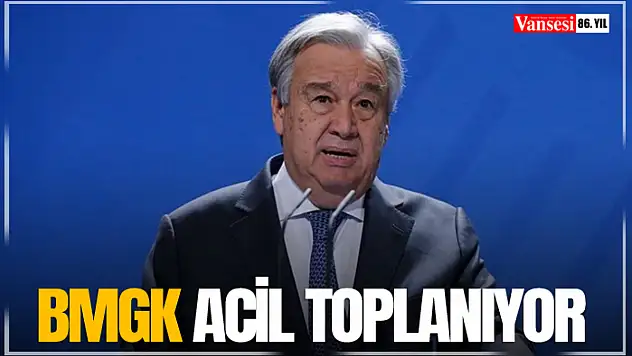 BMGK acil toplanıyor