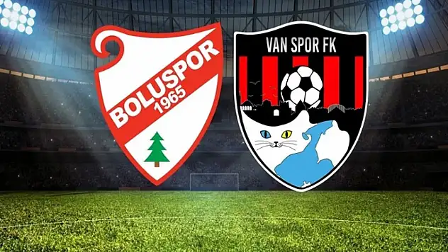Boluspor, Vanspor maçının ilk onbirleri belli oldu