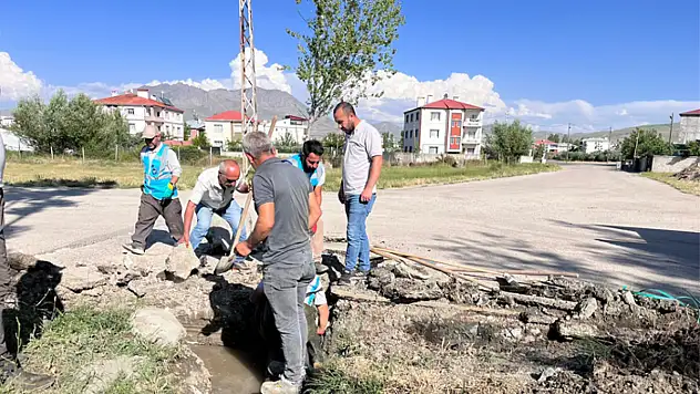 Bostaniçi ve Buzhane Mahallelerinde alt yapı çalışması