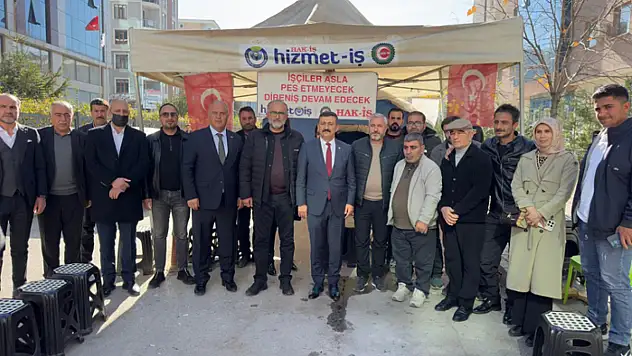 Bursa Milletvekili Türkoğlu'ndan, Van'daki eylem çadırına ziyaret