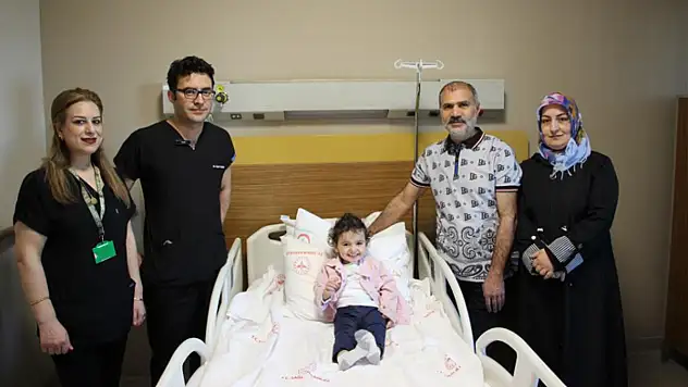 Büyük başarı, 24 aylık bebekten alındı