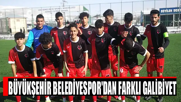 BÜYÜKŞEHİR BELEDİYESPOR'DAN FARKLI GALİBİYET