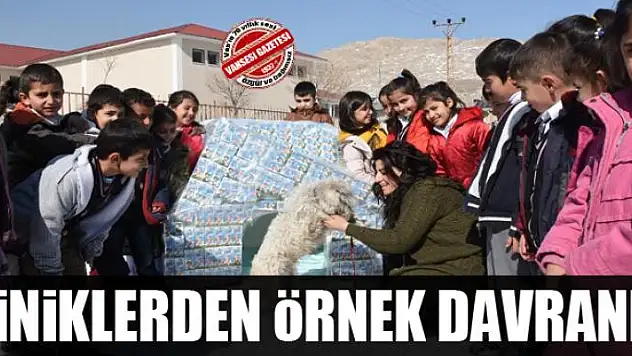 Miniklerden örnek davranış