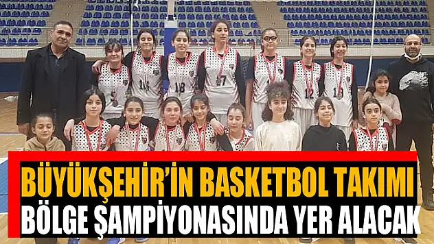 BÜYÜKŞEHİR'İN BASKETBOL TAKIMI BÖLGE ŞAMPİYONASINDA YER ALACAK