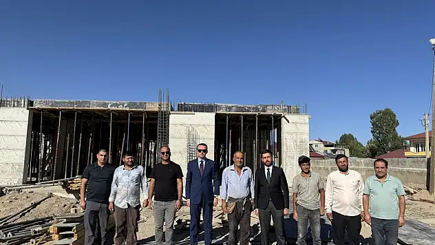 Çaldıran'da 4-6 yaş Kur'an Kursu inşaatı hızla ilerliyor