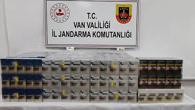 Çaldıran'da kaçak sigara ele geçirildi