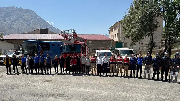 Cezaevinde deprem ve yangın tatbikatı