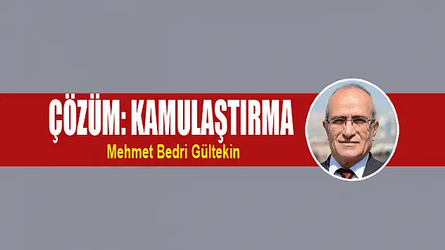 Çözüm: Kamulaştırma