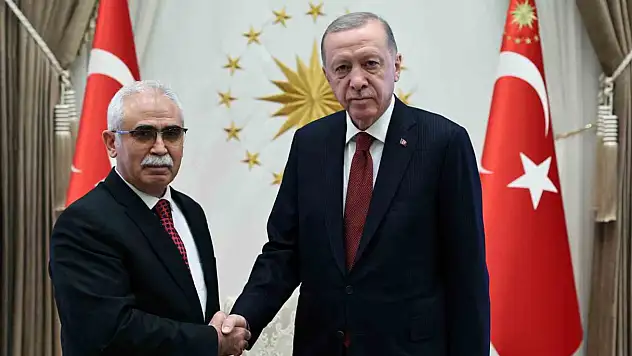 Cumhurbaşkanı Erdoğan, AYM Başkanı Özkaya'yı kabul etti