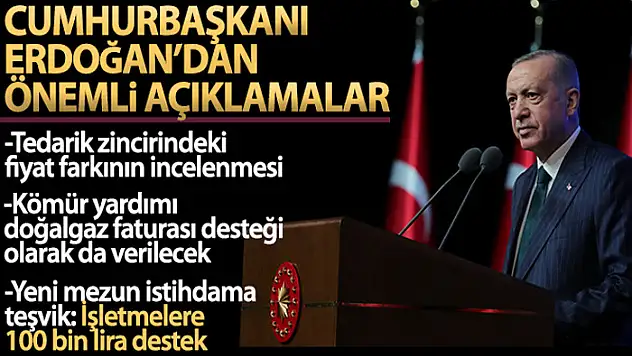 Cumhurbaşkanı Erdoğan Kabine sonrası önemli açıklamalar