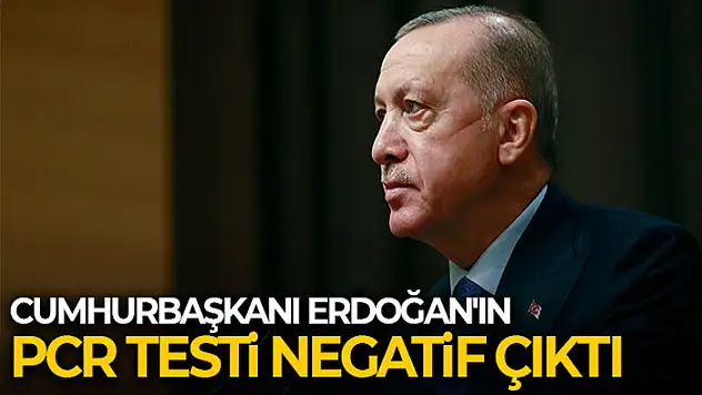 Cumhurbaşkanı Erdoğan, korona virüsü atlattı