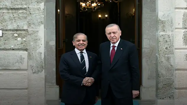 Cumhurbaşkanı Erdoğan, Pakistan Başbakanı Şerif'i kabul etti