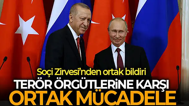 Cumhurbaşkanı Erdoğan ve Rusya Devlet Başkanı Putin'den ortak bildiri