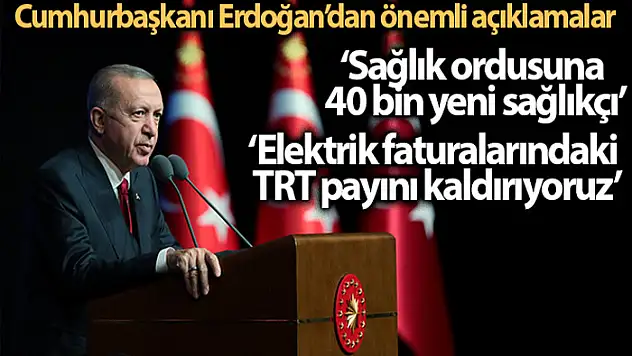 Cumhurbaşkanı Erdoğan'dan kabine sonrası önemli açıklamalar