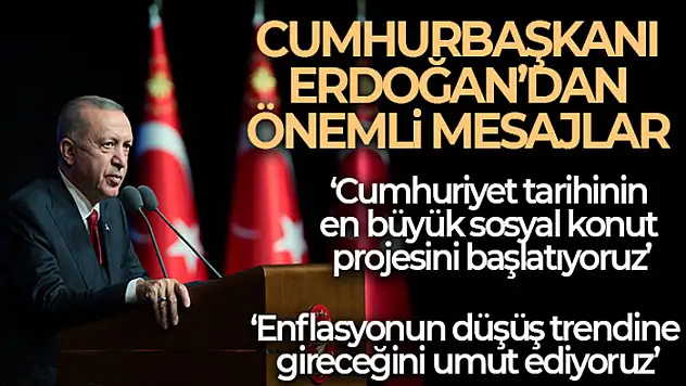 Cumhurbaşkanı Erdoğan'dan kritik kabine sonrası açıklamalar