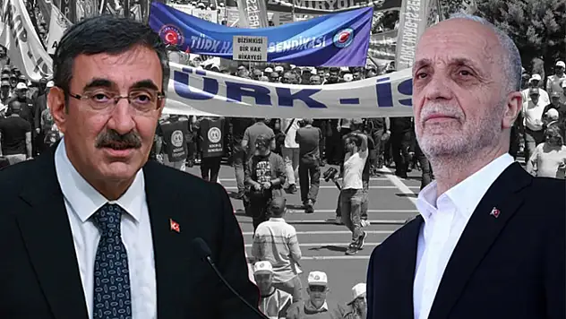 Cumhurbaşkanı Yardımcısı Yılmaz, TÜRK-İŞ Başkanı Atalay ile görüştü