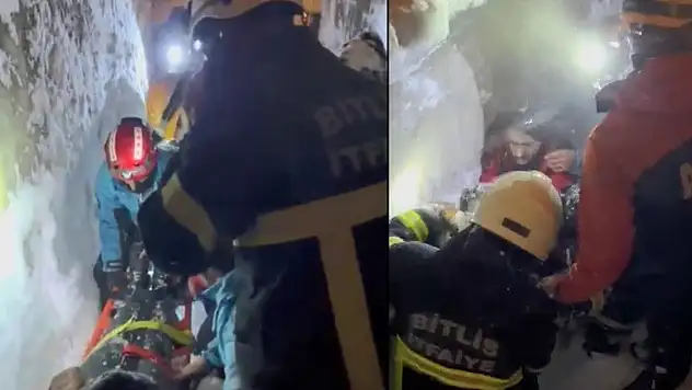 Damda kar temizlerken üzerlerine çığ düştü