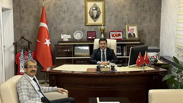 Defterdar Yardımcısı Bilen'den Kaymakam Bulut'a ziyaret