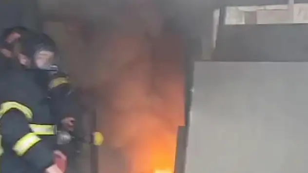 Demir atölyesinde patlama