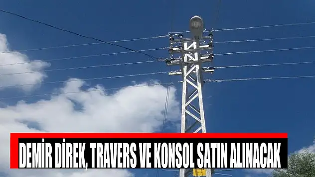 Demir direk, travers ve konsol satın alınacak