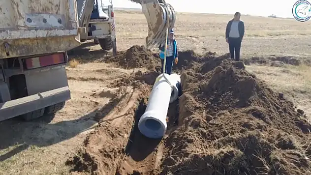 Derimevi Mahallesi'nde altyapı ve yol çalışması