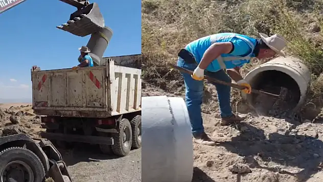 Dinlence Mahallesi'nde su tahliyesi çalışmaları başladı